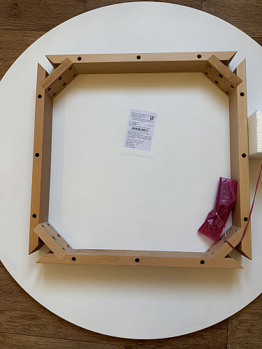 Стол обеденный Вosco/Боско D90 белый / натуральный фото покупателя 10