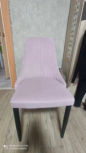 Стул на металлокаркасе Kora dark pink / white фото покупателя 54