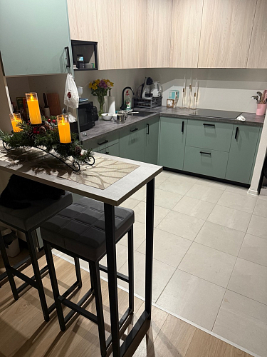 Барная стойка Дилан Лофт 120х50х90 бетон фото покупателя 167