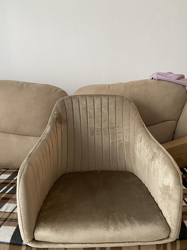 Стул на металлокаркасе Slam dark beige фото покупателя 125