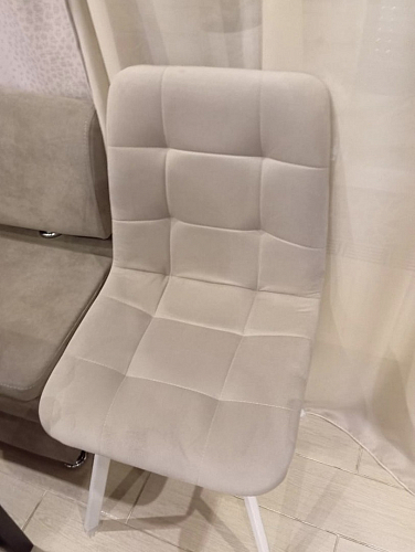 Стул на металлокаркасе Чилли К кирпичный / черный фото покупателя 293