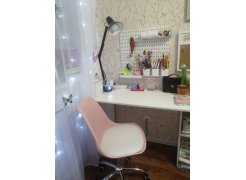 Компьютерное кресло Kolin с подушкой clear / white фото покупателя 356