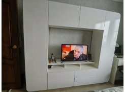 Готовая гостиная Румба белый / белый глянец  - Уцененный экземпляр фото покупателя 58