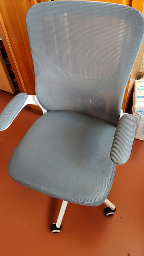 Компьютерное кресло Konfi gray / blue / white фото покупателя 214