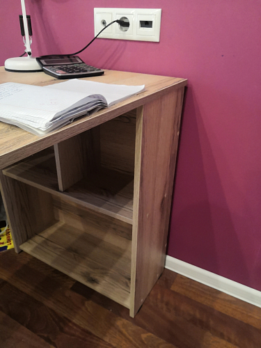 Письменный стол Битти Лофт 116х60х75 креатель / черный матовый фото покупателя 88