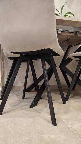 Стул на металлокаркасе Чилли синий / белый фото покупателя 1473