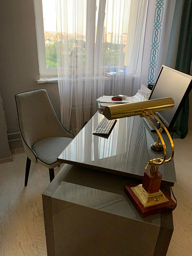 Стул на металлокаркасе Kora green / black фото покупателя 135