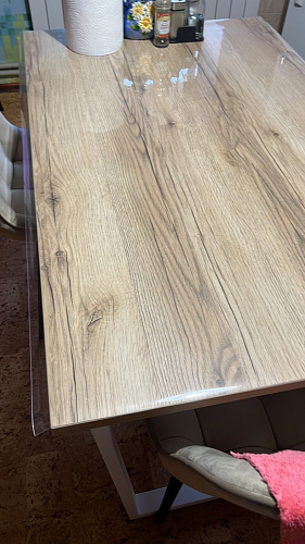 Деревянный стол Барон О 200 х 90 белая пленка шагрень / белый фото покупателя 15