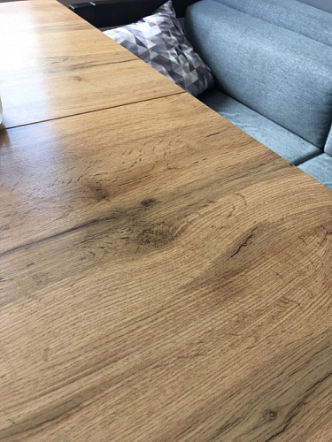 Деревянный стол Лота Лофт 140х80 дуб крафт табачный / черный матовый фото покупателя 46