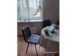 Стул на металлокаркасе Чилли синяя ткань / белый фото покупателя 76