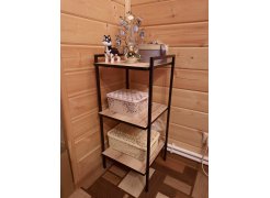 Стеллаж Таймон бетон / черный фото покупателя 2