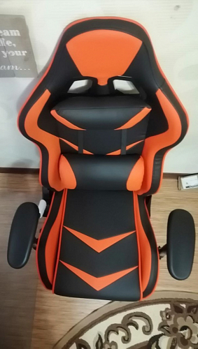 Компьютерное кресло Racer черный / красный / бежевый фото покупателя 91