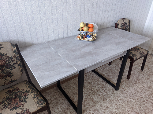 Стол Форли дуб рошелье / черный матовый фото покупателя 59