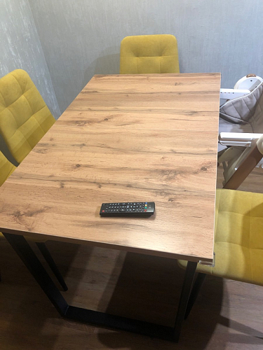 Стол раскладной Лота Лофт 120 25 мм юта / черный матовый фото покупателя 65