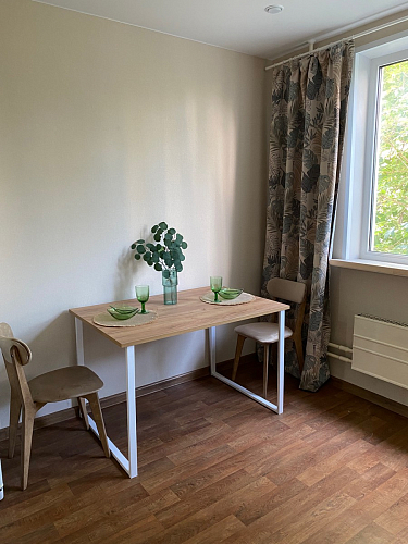 Стол Лота Лофт 140 25 мм черный матовый / бетон фото покупателя 772