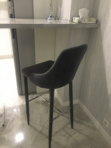 Барный стул Chio black / grey фото покупателя 51