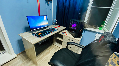 Компьютерный стол с тумбой КСТ-109 тумба слева фото покупателя 12