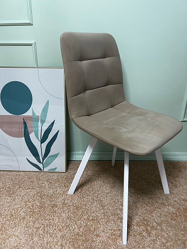 Стул на металлокаркасе Чилли К черный / зеленый фото покупателя 48