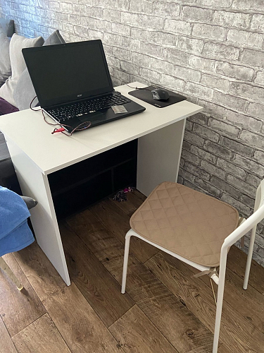 Стол письменный Kiwi белый  - Уцененный экземпляр фото покупателя 134