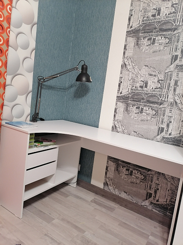 Письменный стол СПм-25 левый дуб сонома фото покупателя 86