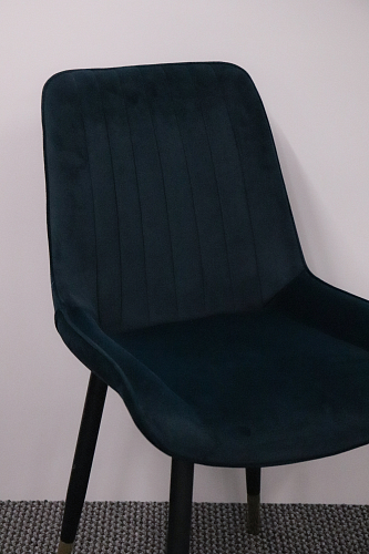 Стул на металлокаркасе Seda 01 blue / gold / black из шоурума 17