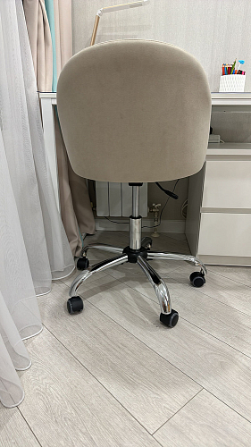 Компьютерное кресло Melody/Мелоди молочное фото покупателя 78