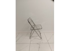 Пластиковый стул Fold складной clear gray-blue из шоурума 2