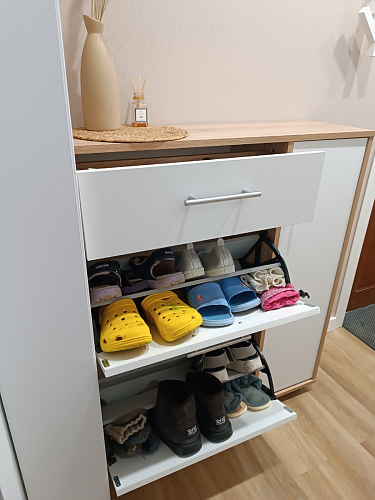 Обувница ТП-4 дуб сонома / белый фото покупателя 29