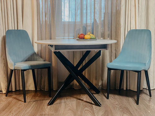 Стул на металлокаркасе Kora black / gray фото покупателя 68