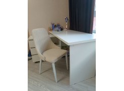 Стул на металлокаркасе Kora green / black фото покупателя 7