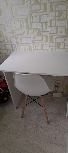 Стол письменный Kiwi белый - Уцененный экземпляр фото покупателя 147