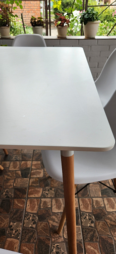 Стол Table 110 white / wood фото покупателя 9