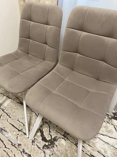 Стул на металлокаркасе Чилли К кирпичный / черный фото покупателя 329