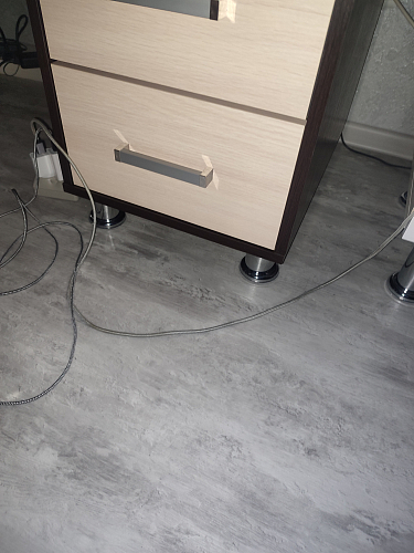 Стол компьютерный Джаз-15 правый дуб сонома / белый фото покупателя 2