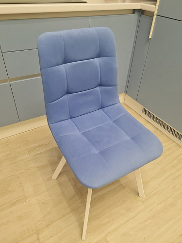 Стул на металлокаркасе Чилли бежевый / белый каркас фото покупателя 1382