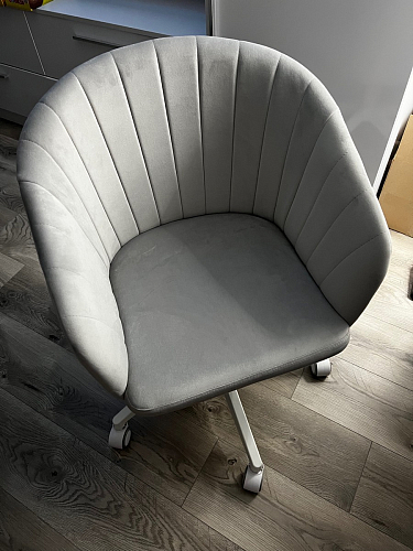 Компьютерное кресло Тибо confetti chocolate / белый фото покупателя 140