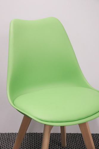 Деревянный стул Bonuss green / grey из шоурума 2