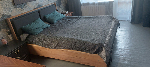 Двуспальная кровать Клауд 160х200 парящая дуб крафт золотой / антрацит фото покупателя 216