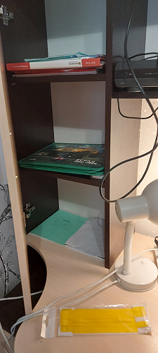 Компьютерный стол КСТ-16 левый дуб сонома / белый фото покупателя 87