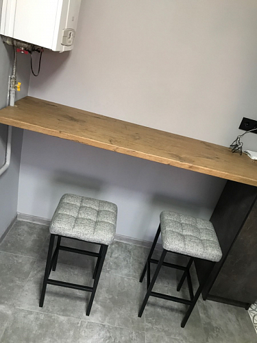 Барный стул Лофт катания лаванда / белый матовый фото покупателя 228