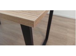 Стол Лота Лофт 140 25 мм черный матовый / бетон фото покупателя 466