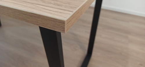 Стол Лота Лофт 120 25 мм дуб делано темный / черный матовый фото покупателя 459