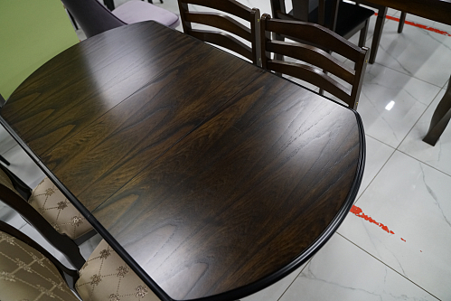 Стол обеденный раздвижной Modena/Модена тобакко из шоурума 6