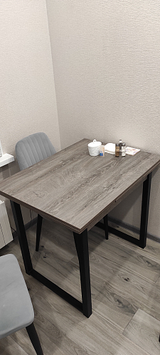 Стол Форли дуб велингтон / черный матовый фото покупателя 46