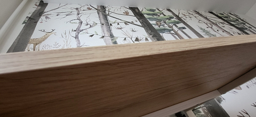 Письменный стол Битти Лофт 116х60х75 дуб вотан / белый матовый фото покупателя 49