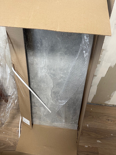 Стол Тринити Лофт 120 32 мм дуб галифакс табако / черный матовый фото покупателя 417