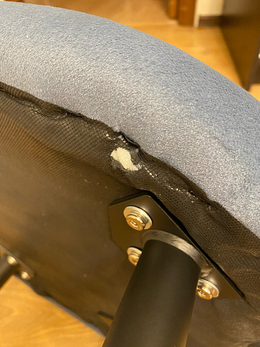 Стул на металлокаркасе Gabi 1 light purple / black / gold фото покупателя 281