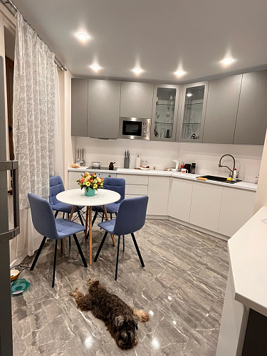 Стул на металлокаркасе Чилли черный / зеленый фото покупателя 1008