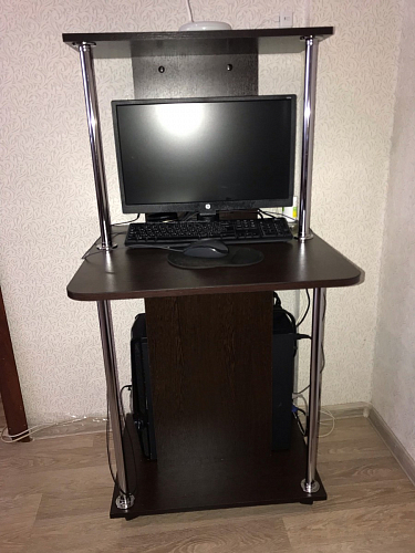 Компьютерный стол КСТ-12 белый  - Уцененный экземпляр фото покупателя 47