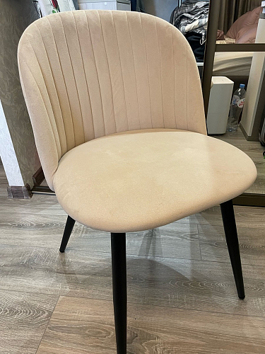 Стул на металлокаркасе Gabi gray / black фото покупателя 138